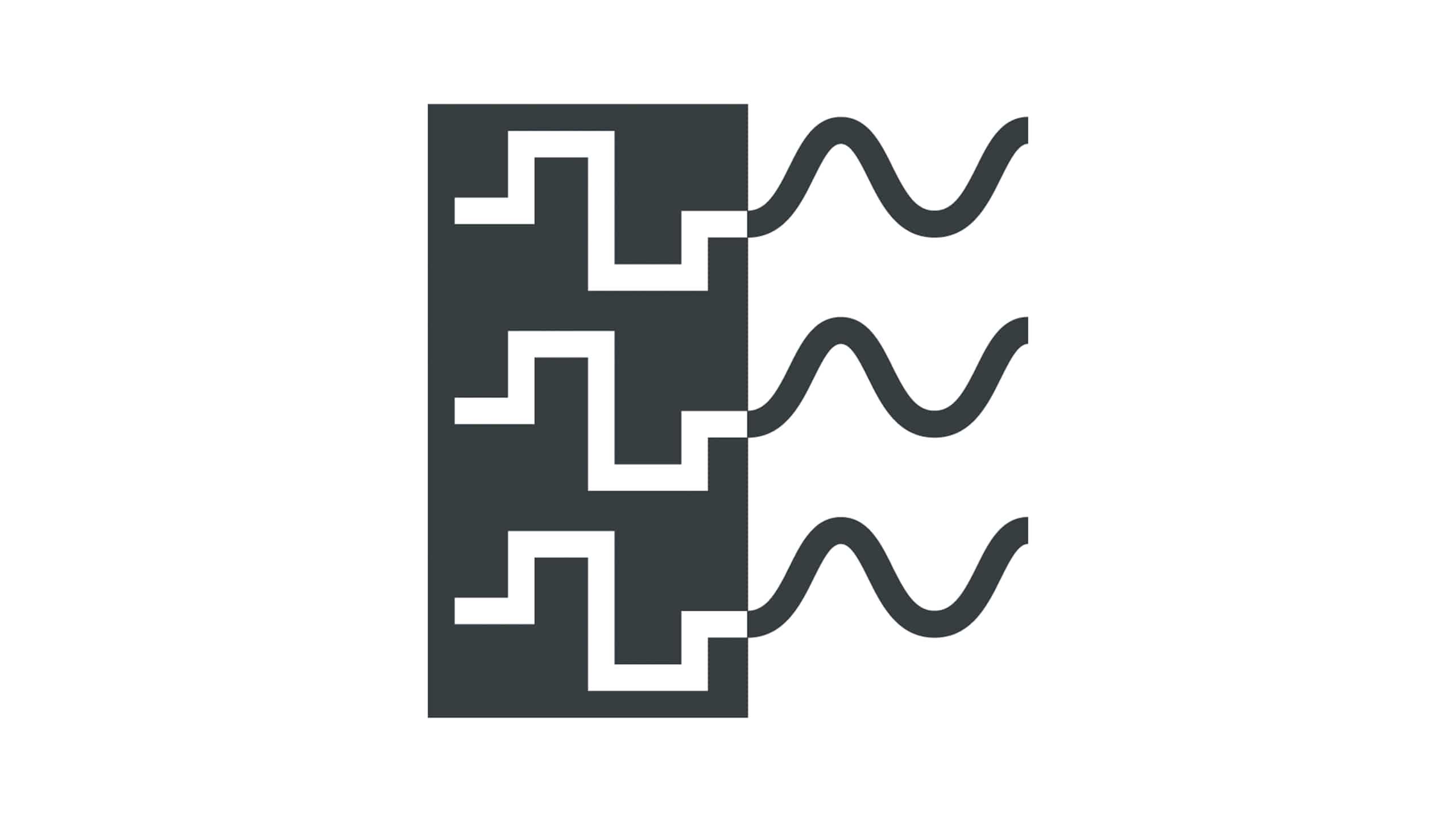 Jaguar Meridian Digital Dither Shaping vector illustration icon