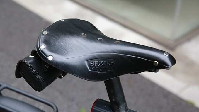 a bicycle seat